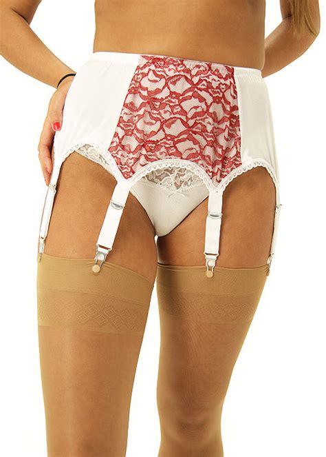 sassy 6 strap lilly suspender belt in stock at uk tights