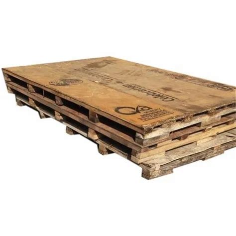 Rectangular Brown 2 Way Wooden Plywood Pallets For Industrial