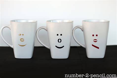 No 2 Pencil Reviews Diy Painted Ceramic Mugs With Martha