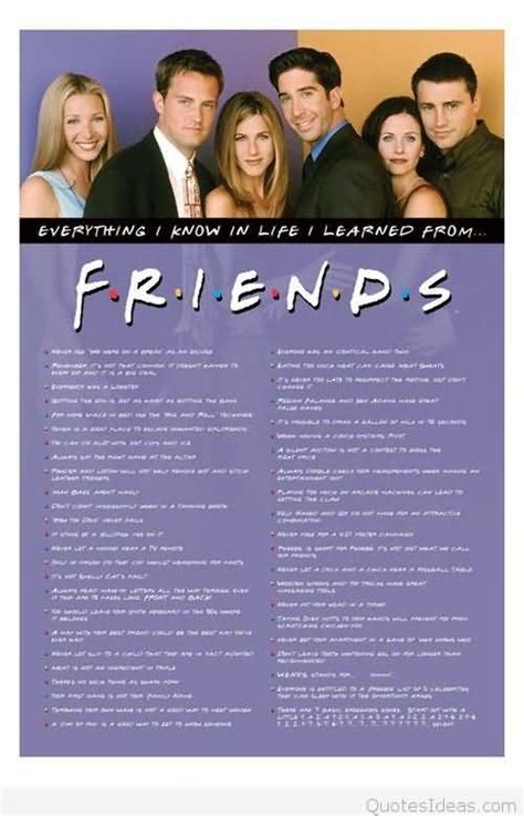 These memorable friends quotes from phoebe, rachel, monica, ross, joey and chandler will remind unless you live under a rock, you've probably heard of the hit 90s sitcom, friends, aka one of the best television shows ever made. Friends Tv Show Quotes Meme Image 17 | QuotesBae
