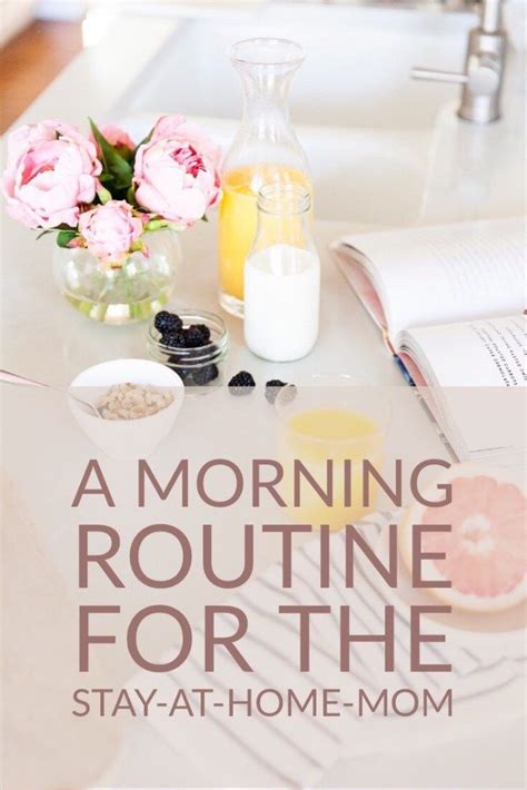 Morning Routine For The Stay At Home Mom Mama Interlaced Mom