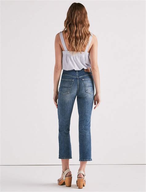 Lucky Pins High Rise Cropped Jean Lucky Brand