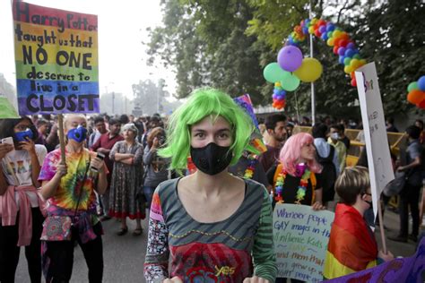 Hundreds Join Pride March In India Where Gay Sex Is Illegal Nbc News
