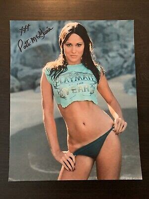 Patti Mcguire Signed X Photo Playboy Playmate Of The Year