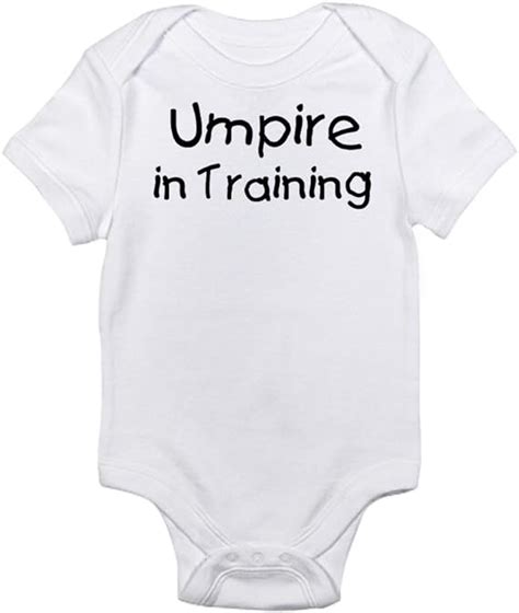CafePress Umpire In Training Baby Bodysuit Amazon Co Uk Clothing