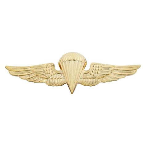 Naval Parachutist Wings Anodized Insignia Of The Corps