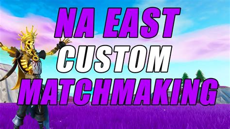 Fortnite is currently investing a lot of money into expanding the competitive fortnite scene, but so far custom matchmaking keys, private servers or a competitive matchmaking system has yet to be implemented. NA EAST) CUSTOM MATCHMAKING SCRIMS! SOLOS,DUOS,SQUADS ...