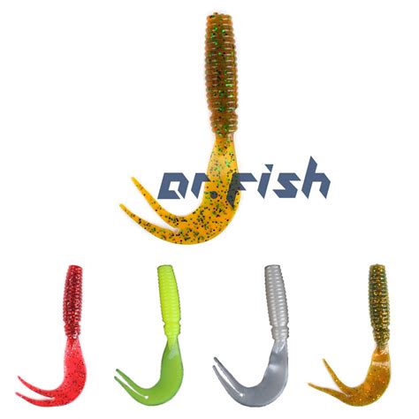 Buy Drfish Bass Fishing Soft Plastic Lures Lot 8 Grub