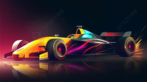 Car Motor Vehicle Yellow Background Yellow Racing Sports Car