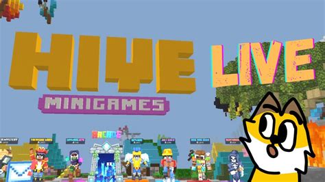 Hive Minigames Live With Friends Youtube