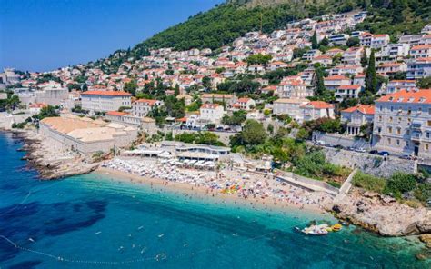 Banje Beach Dubrovnik Croatia World Beach Guide