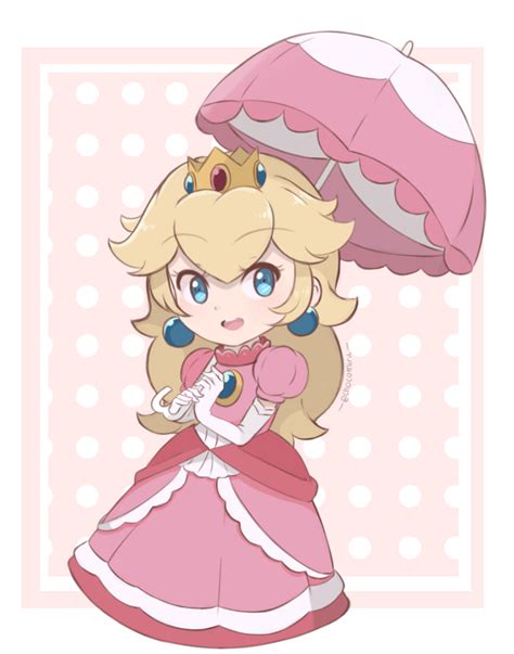 チョコミル Chocomiru On Twitter Chibi Styled Princess Peach Id Like To