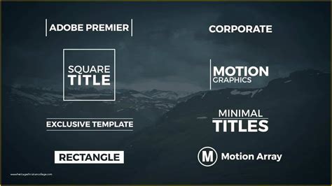 If you choose a motion graphics template, you must have either the trial version or licensed after effects installed to change parameters in essential graphics. Free Motion Graphics Template Premiere Pro Of Adobe ...