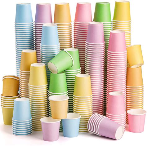 Nicunom 600 Pack 60ml Paper Cups Mini Disposable Bathroom Cups