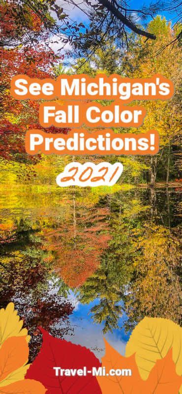 2023 mi fall color map fall leave foliage dates peak color fall vacations mackinac island