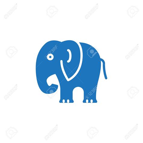 Elephant Icon Vector 8743 Free Icons Library