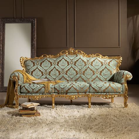 Italian Louis Xv Style Gold Leaf Day Sofa Juliettes Interiors