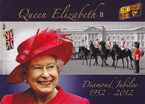 Postcard A La Carte Uk Queen Elizabeth Ii Diamond Jubilee