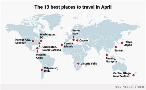 best places to visit 2018 april vacation destinations business insider