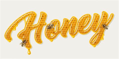 Honey Font Vectors And Illustrations For Free Download Freepik