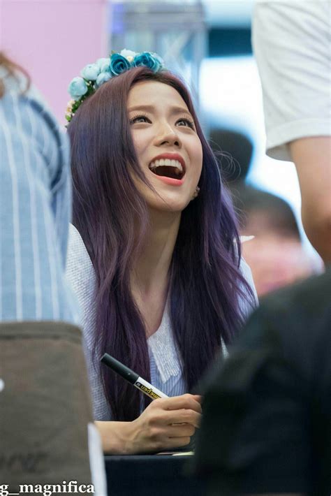 Blackpink Kim Jisoo 블랙핑크 지수 Smile 2017 Fansign South Korean Girls