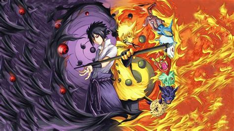 Sasuke And Naruto Six Paths