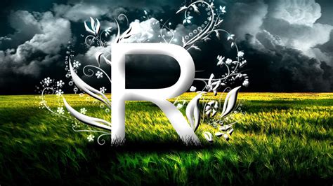 R Name Letter In Scenery Background Hd R Name Wallpapers Hd