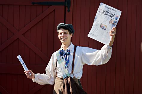 Paperboy With Newspaper Inspired Programs