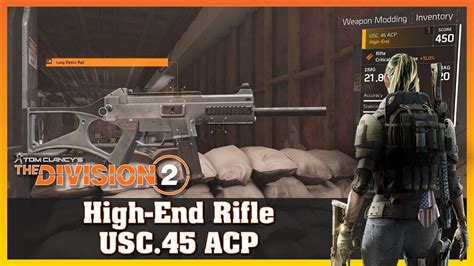 High End Tier Usc Acp Rifle Firing Range Test The Division