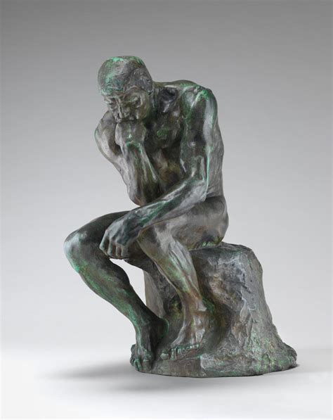 The Thinker Le Penseur 1880 By Auguste Rodin Paper Print Custom