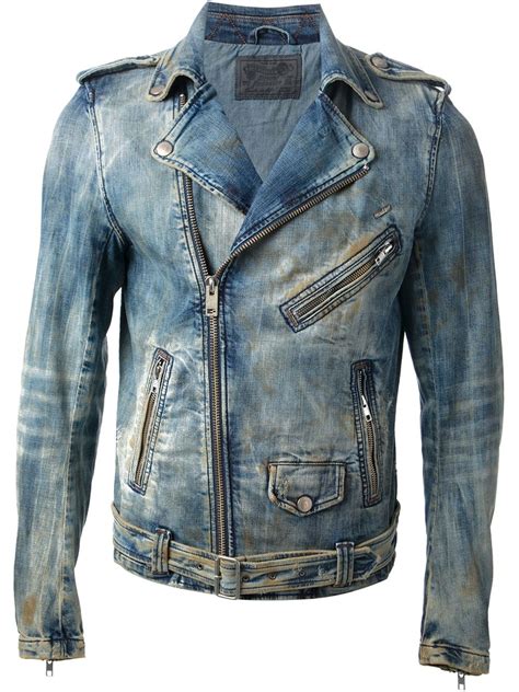 E1menjackets의 mens denim jacket에서 이 핀을 비롯한 여러 핀을 찾으세요. DIESEL Denim Jacket in Blue for Men - Lyst