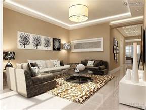 Photos Brown White Colour Combination Contemporary Living Room →