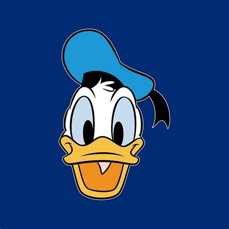 Disney Classic Donald Duck Happy Face Womens T Shirt Fruugo Uk
