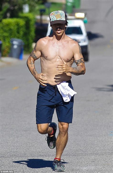 Anthony Kiedis On A Shirtless Jog After Discussing Red Hot Chili