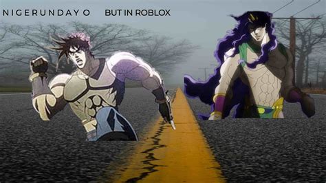 Roblox Jojo Poses Sim N I G E R U N D A Y O Youtube