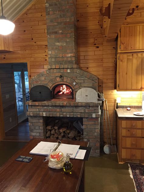 Luxus Indoor Wood Burning Fireplace With Pizza Oven Home Inspiration
