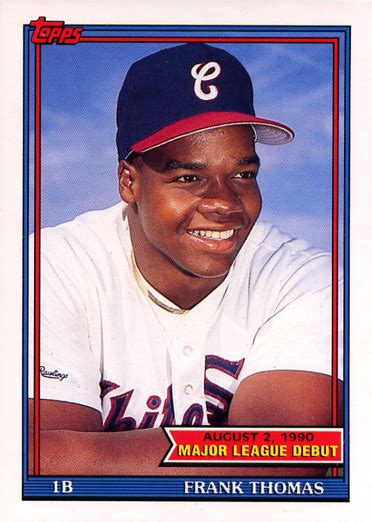 Including the most expensive frank thomas rookie card options. Capewood's Collections: 1991 Baseball Cards A-Z (Part 5)