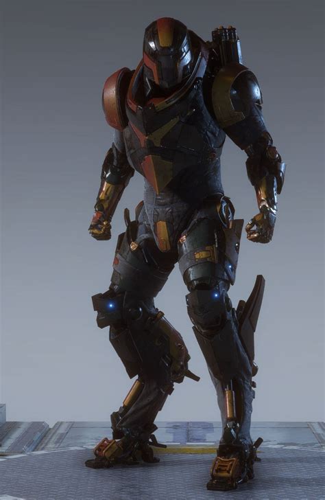 anthem celebrates n7 day with new mass effect armor packs power armour armor concept power armor