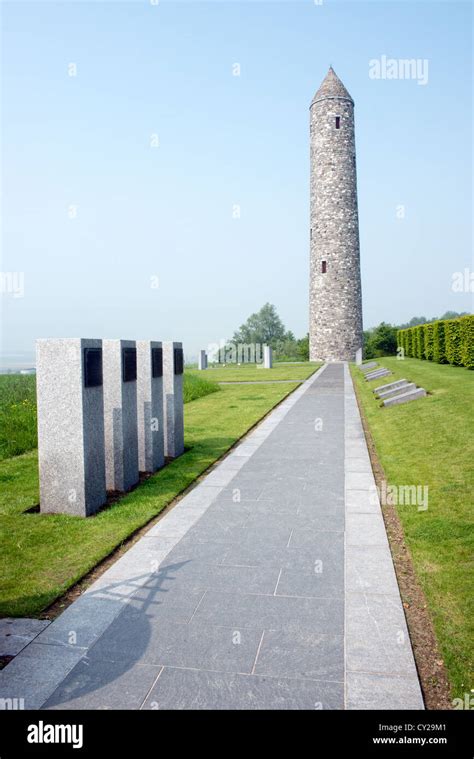 Irish Peace Park Messines Flanders Belgium Stock Photo Alamy