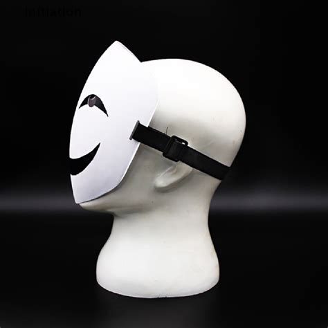 Initiation Anime Black Bullet Hiruko White Mask Helmet Cosplay