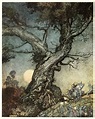 split complementary: Illustration Unit: Arthur Rackham