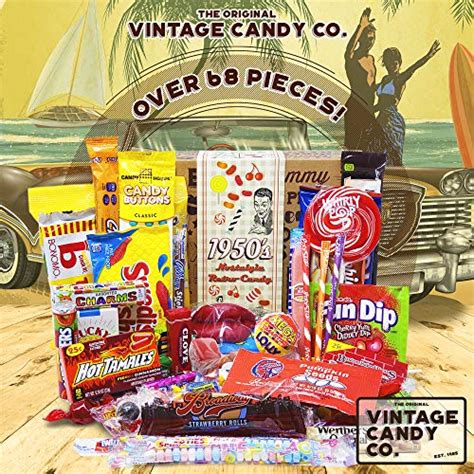 Vintage Candy Co Retro Candy T Box Nostalgia Candies Flashback Assorted T Basket