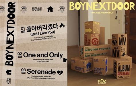 Boynextdoor Releases Tracklist For Their Debut Single Allkpop