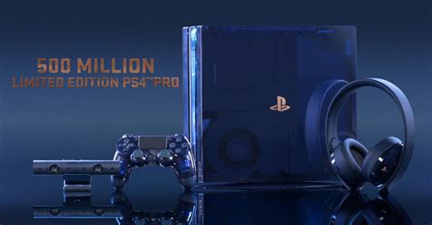Playstation Unveils The Stunning ‘500 Million Limited Edition Ps4 Pro