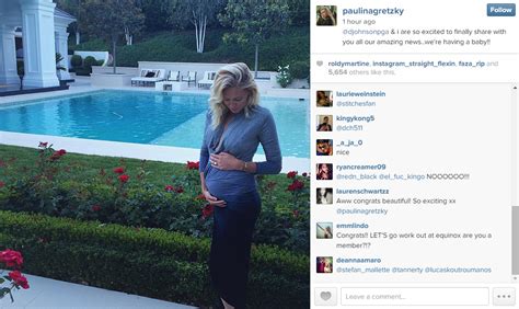 Paulina Gretzky Pregnant With Dustin Johnsons Baby