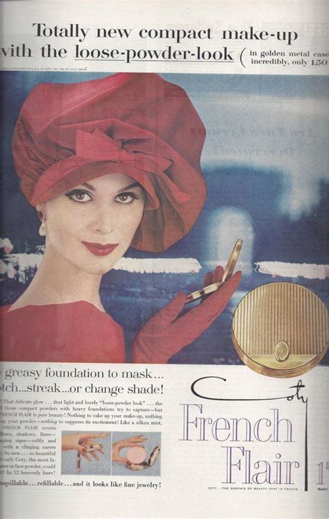 1959 Mccalls Magazine Ad For French Flair Compact Make Up By Coty