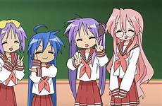 konata kagami hiiragi tsukasa izumi miyuki takara luckystar konachan seifuku mika pikazo kusonime vix