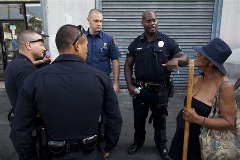 Federal Report Highlights Lapd Community Policing Amid Skid Row