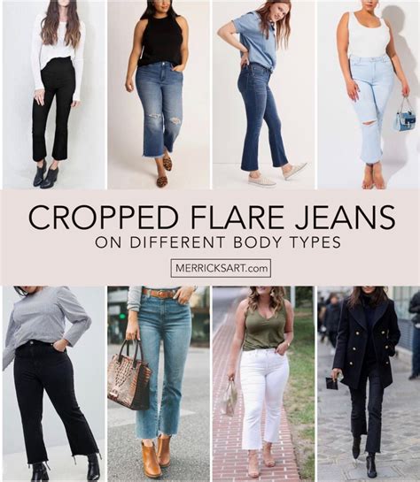 How To Style It Cropped Flare Jeans Merricks Art