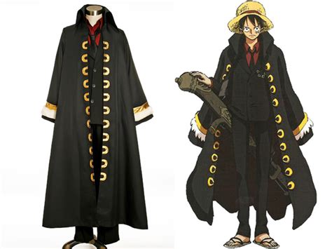 One Piece Movie 10 Strong World Cosplaymonkey·d·luffy Costume Trench Coat